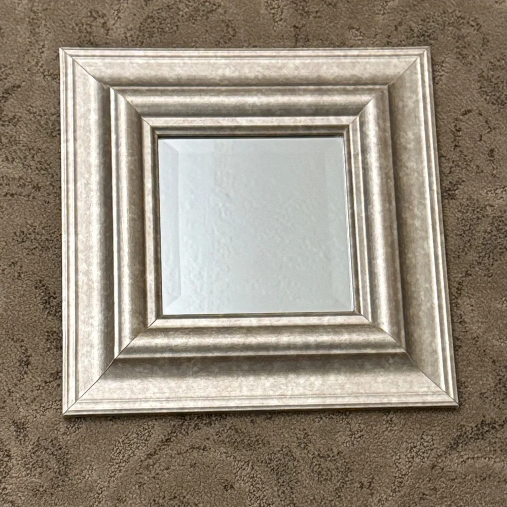 Small Silver Wall Mirror